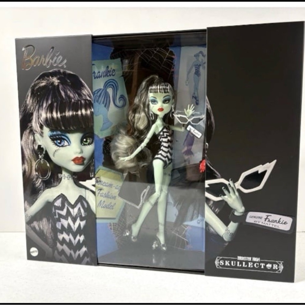Mattel Barbie Frankie Doll - Green, Black & Silver Accents - Picture 2 of 5